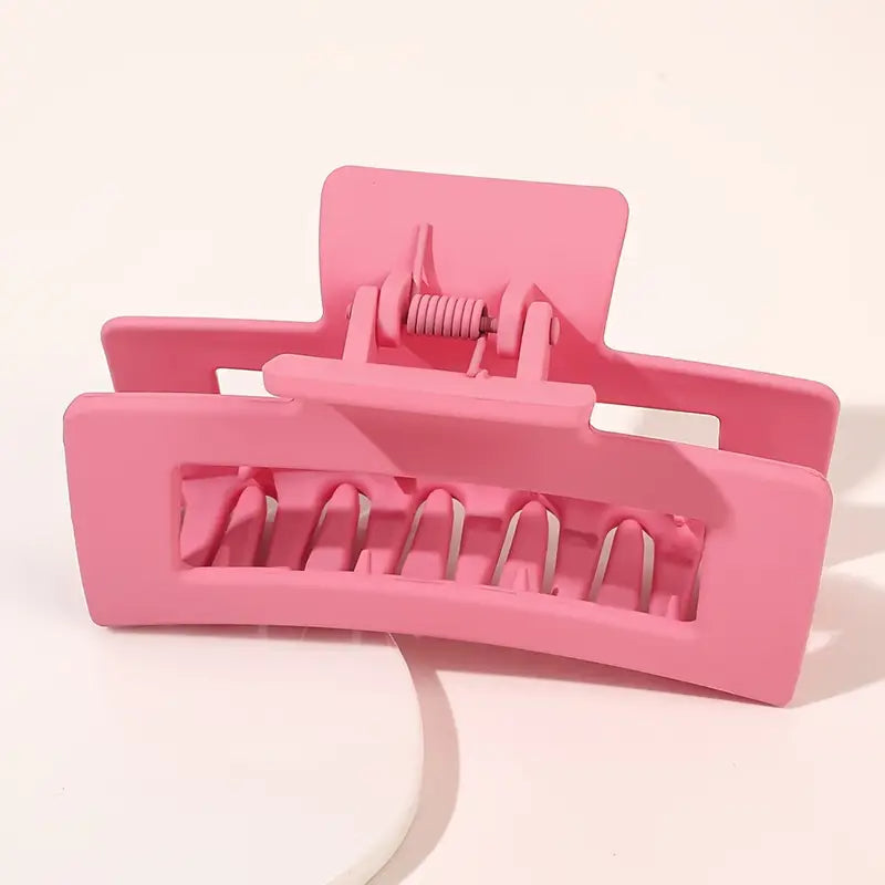 Set 4 Haarklemmen - Knalroze - Lichtroze - Zalmroze - Roze - 8,5 cm - Goede Kwaliteit - Perfect Als Cadeau - Haaraccessoires
