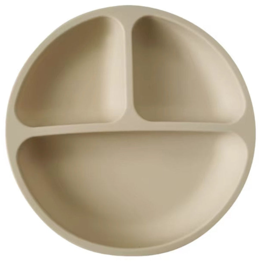Siliconen Bord Baby en Kind - Beige - BPA-vrij - Met 4 Zuignappen