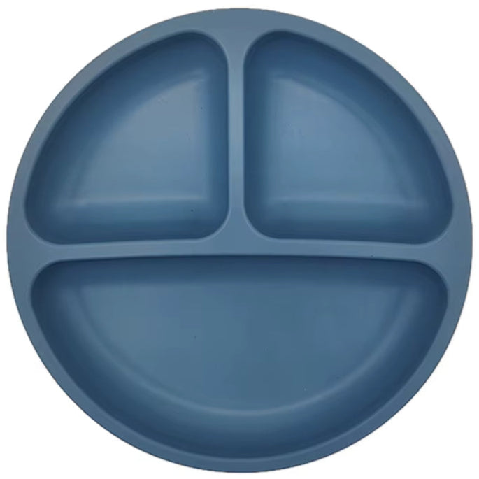 Siliconen Bord Baby en Kind - Donkerblauw - BPA-vrij - Met 4 Zuignappen