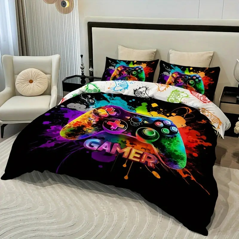Eenpersoons Dekbedovertrek 140 x 200 - Gamer