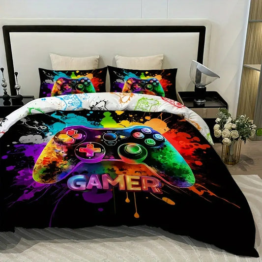 Eenpersoons Dekbedovertrek 140 x 200 - Gamer