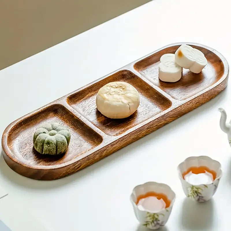 Tapasschaal 29 cm - Snackplaat - Acaciahout