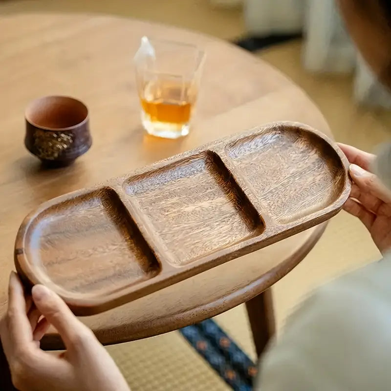 Tapasschaal 29 cm - Snackplaat - Acaciahout