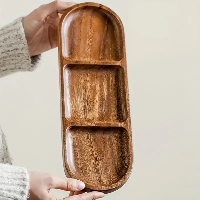 Tapasschaal 29 cm - Snackplaat - Acaciahout