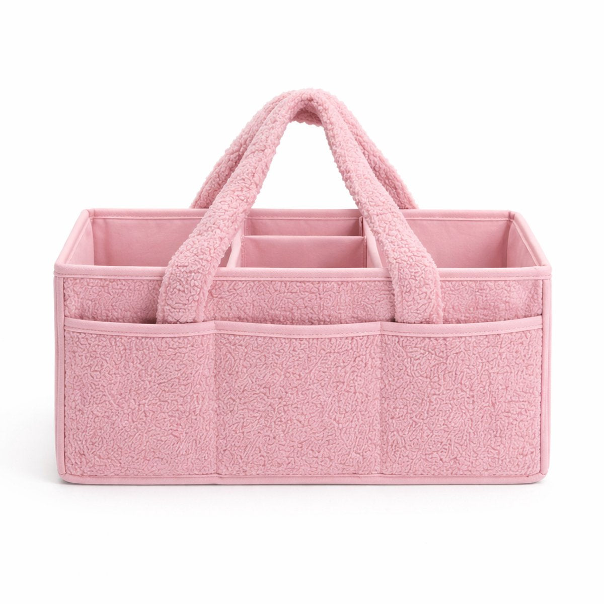Vavida - Commodemandje - Roze - Teddy - 40 x 26 x 17 cm