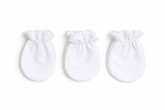Vavida Krabwantjes - Baby - 3 Paar - 0-6 Maanden - Bescherming tegen Krabben - Handschoentjes