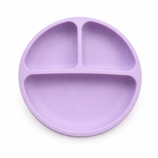 Vavida Siliconen Bord Baby en Kind - Lavendel - BPA-vrij - Met 4 Zuignappen