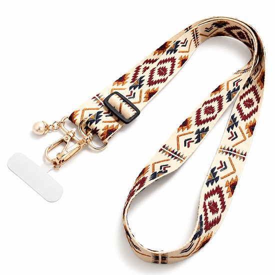 Vavida Telefoonkoord - Luxe Verstelbaar Crossbody Koord - Universeel Telefoonkoord - - Verstelbaar tot 124 cm