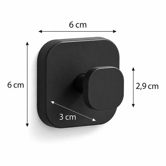 Vavida Wandhaakjes - Kinderkamer - 4 Stuks - Zwart & Wit - Zuignap - Babykamer