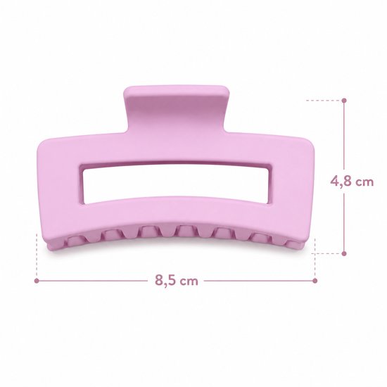 Vavida - Set 4 Haarklemmen - Roze - Lila - 8,5 cm - Perfect Als Cadeau - Haaraccessoires
