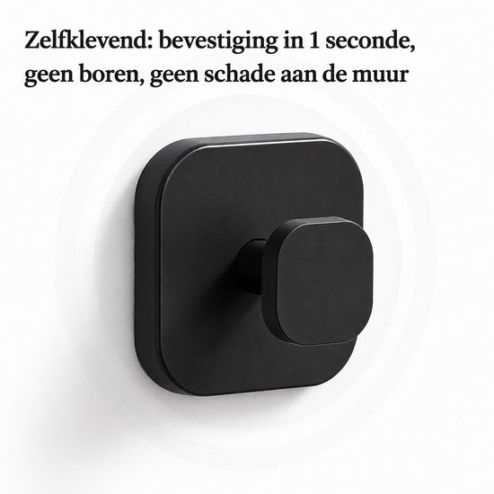 Vavida Wandhaakjes - Kinderkamer - 4 Stuks - Zwart & Wit - Zuignap - Babykamer