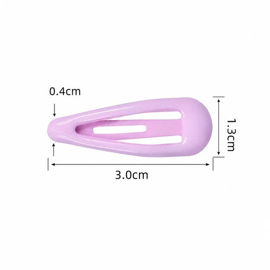 Vavida Haarspeldjes - Peuter en Kleuter - 40 Stuks - 3 cm - Anti-slip - Meerkleurig