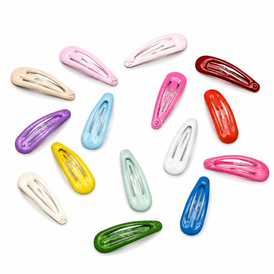 Vavida Haarspeldjes - Peuter en Kleuter - 40 Stuks - 3 cm - Anti-slip - Meerkleurig