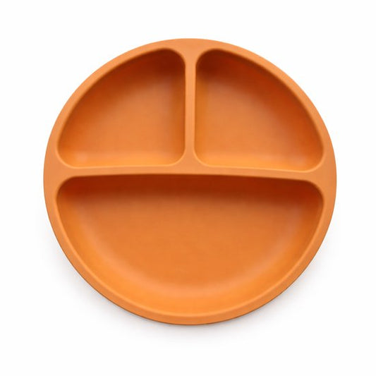Vavida Siliconen Bord Baby en Kind - Pumpkin Spice - BPA-vrij - Met 4 Zuignappen