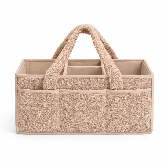 Vavida - Commodemandje - Roest - Teddy - 40 x 26 x 17 cm - Babykamer - Baby - Commode - Mandje