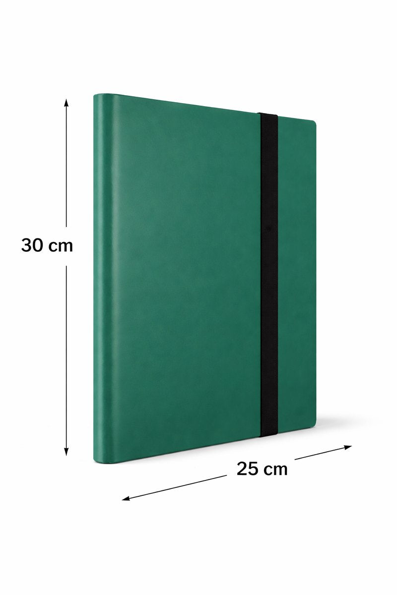 Vavida Verzamelmap voor Pokémon Kaarten - 360 Kaarten - Groen - 30.5 x 25 cm