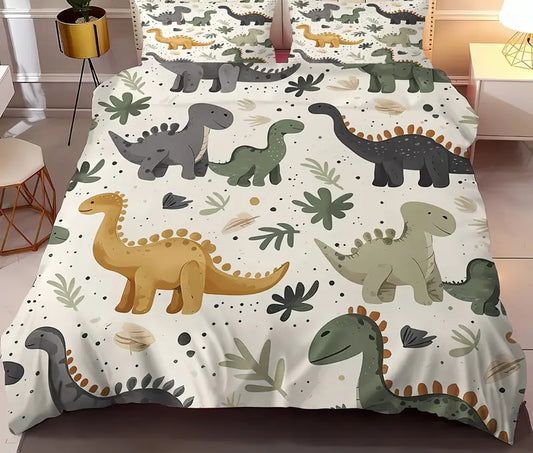 Eenpersoons Dekbedovertrek 140 x 200 - Dino's