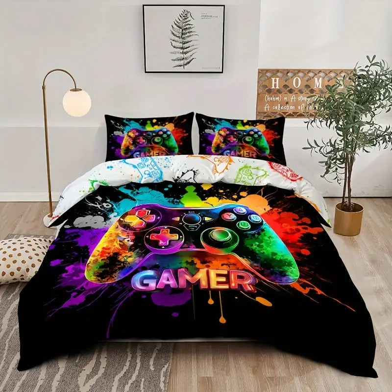 Eenpersoons Dekbedovertrek 140 x 200 - Gamer