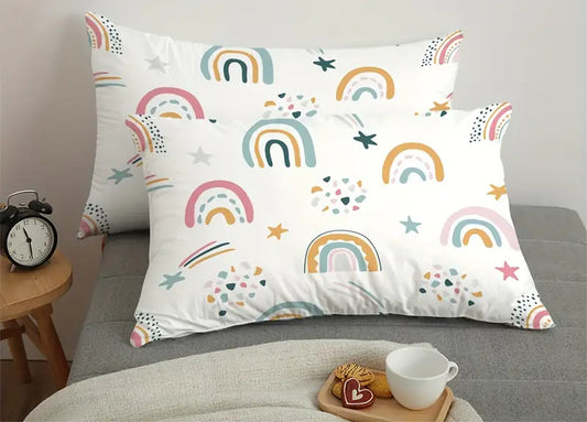 Eenpersoons Dekbedovertrek 140 x 200 - Regenbogen